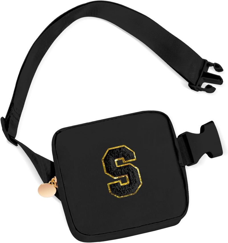 Uygafly Gifts for Girls Teens Kids - Mini Belt Bag Crossbody Bag - Birthday Gifts for Daughter Sister Her,Teen Girl Essentials,Travel Essentials,Cute Teen Trendy Stuff - Black,S - Image 1